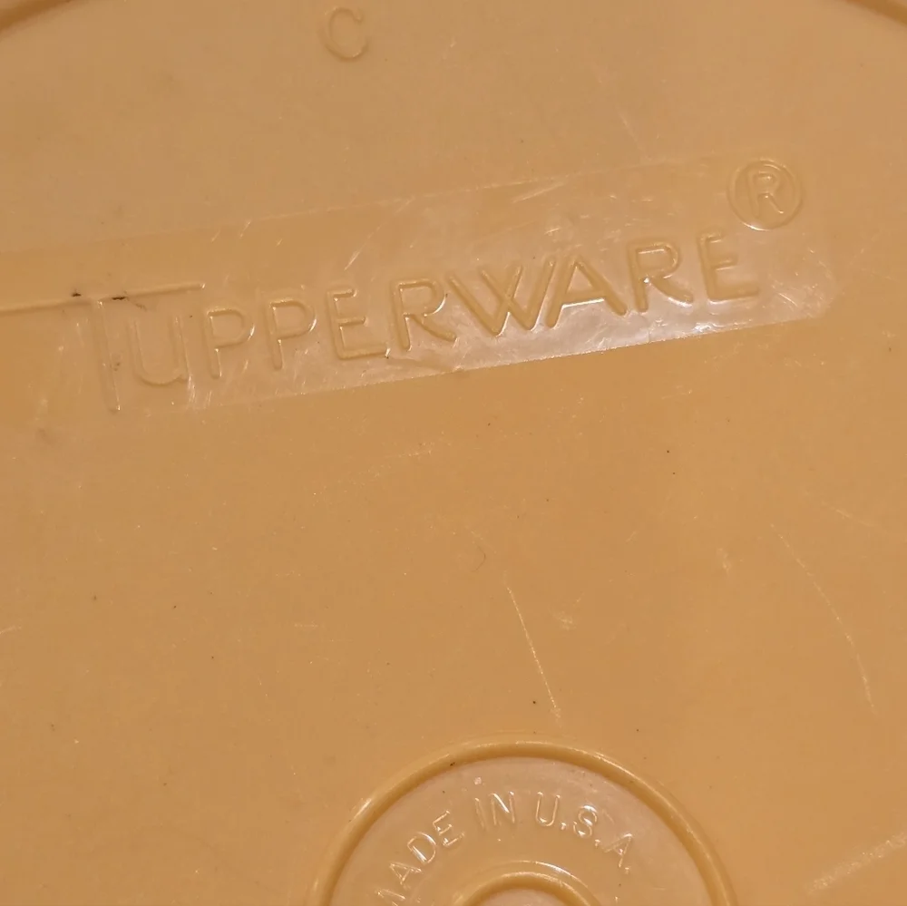 Tupperware Mixed Lot Wonder Bowls Harvest, Canister Granite, Pie Slice